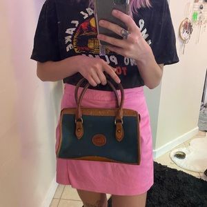 DOONEY& BOURKE genuine leather green purse